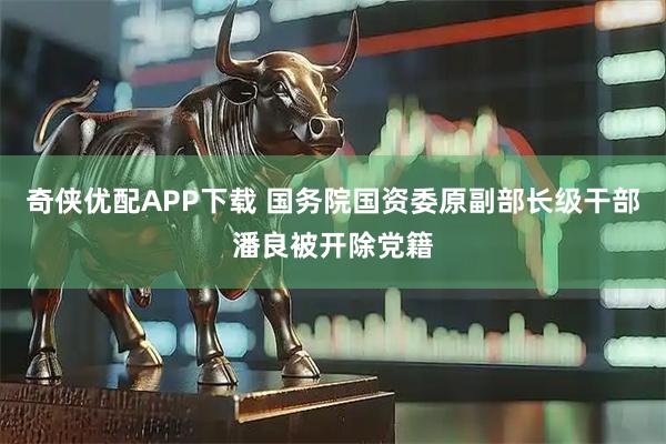 奇侠优配APP下载 国务院国资委原副部长级干部潘良被开除党籍