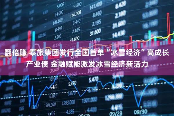 翻倍赚 泰旅集团发行全国首单“冰雪经济”高成长产业债 金融赋能激发冰雪经济新活力